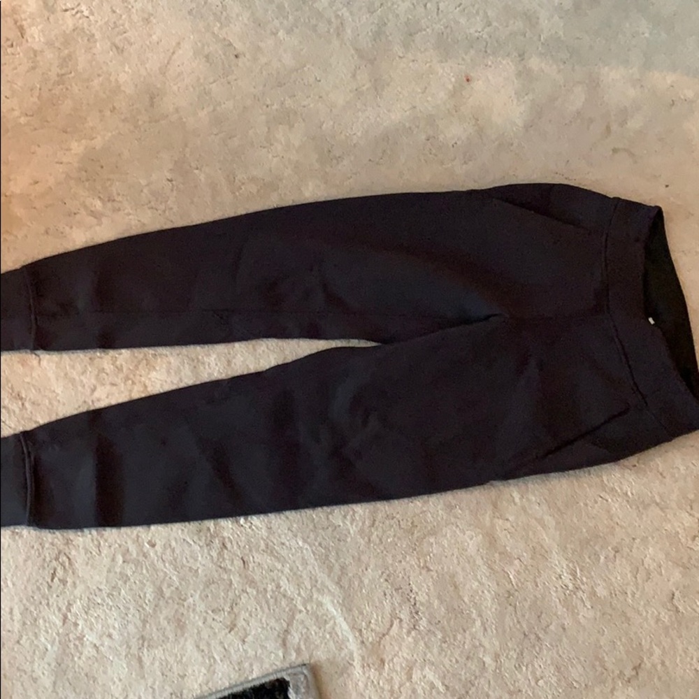 Black lululemon joggers